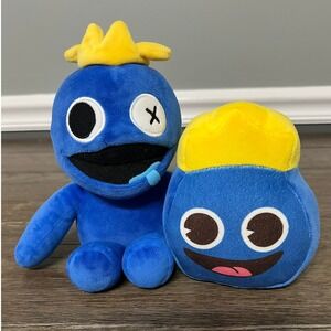 Rainbow Friends Blue Plush DoughMigos PhatMojo Kids Stuffed Animal Toy